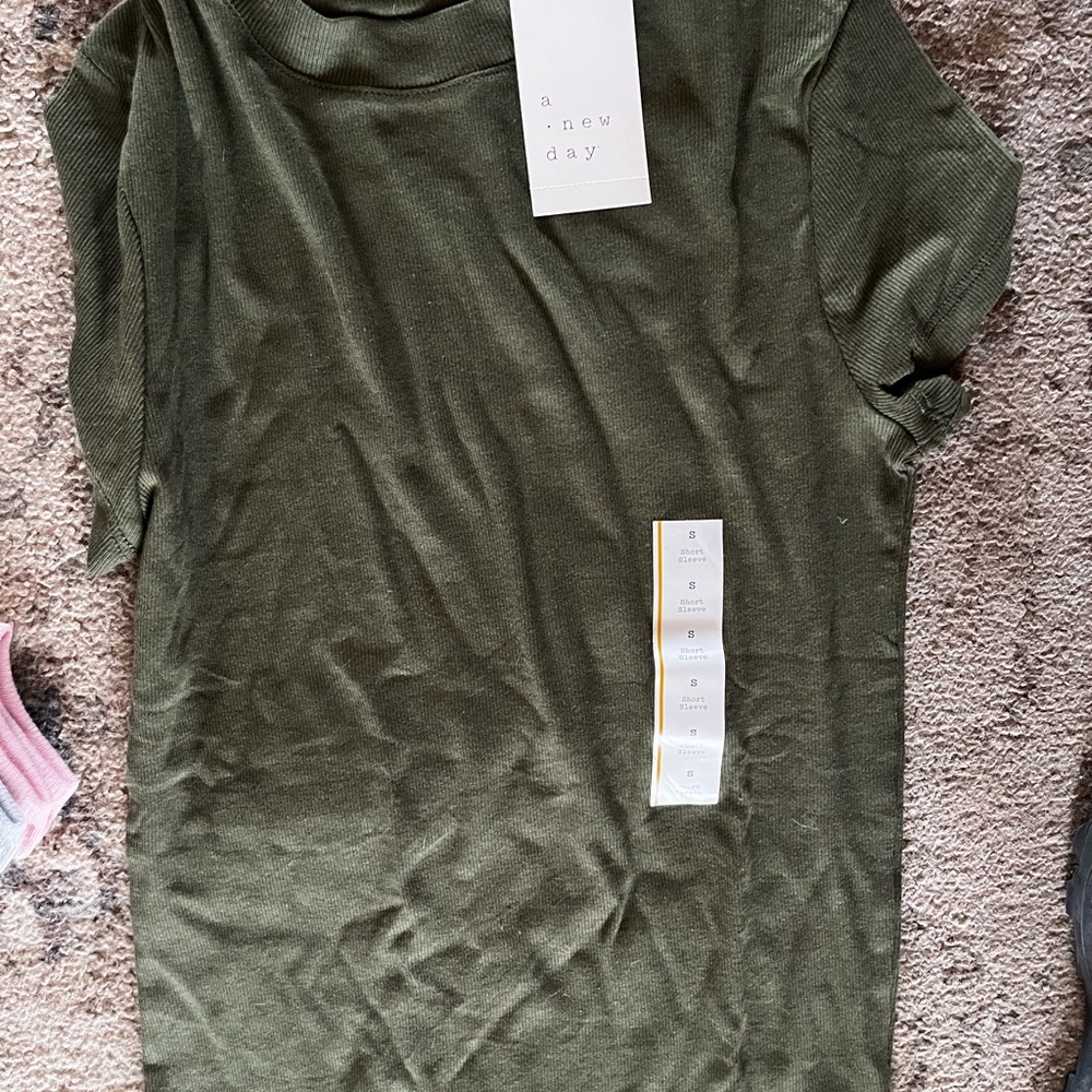 A New Day Forest Green Tee